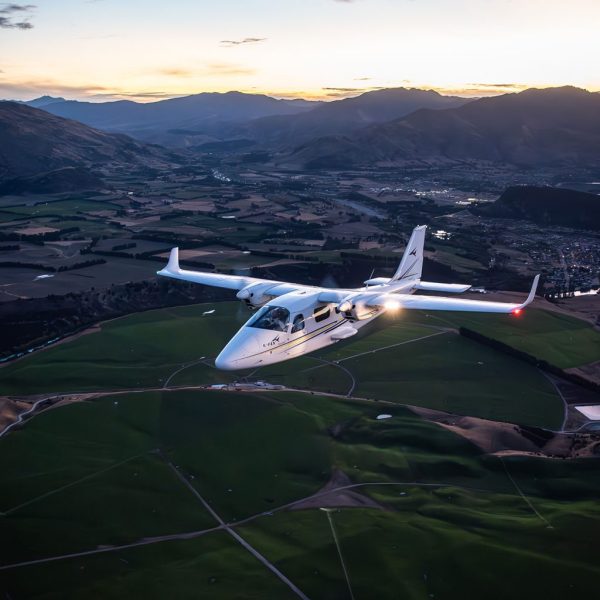 Tecnam P2006T overhead Wanaka